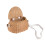 2Pièces Panier Avant Scooter Enfant Rotin Jaune Stable 1