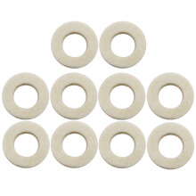 30Pièces Tapis Feutre Blanc Pour Trompette Protection Clés