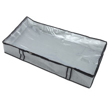 5Stk Unterbett Storage Bag in Grau, Mehrzweck Organizer Aus Vliesstoff
