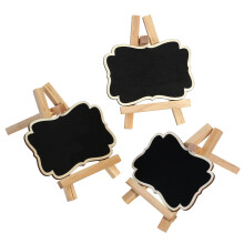 9Stk -Kreidetafeln Mini, Mehrfarbig, Ideal Für Tischdeko Und DIY