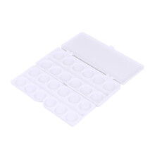 3St Opvouwbare Kleurtray Wit Stevig Plastic Voor Natte Verf