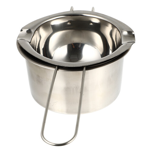 3Ensembles Récipients Fusion Cire Longue Argent