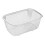 2Pièces Panier Rangement Acier Inoxydable Solide Argenté Multi-Usages 1