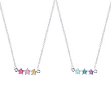 2Stk Leichte Kinder Halskette Stern Anhänger Schmuck Geschenk