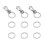 6Sets Dog Tag Clip Für Tiere Langlebig 1