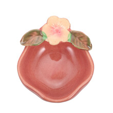 2Pcs Pink Ceramic Facial Bowls Spa Oil Mixer Mask Dispenser