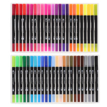 144Stk Feinspitze Dual-Marker Stifte Fürs Ausmalen Und