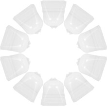 2Stk Transparente Cloche Für Pflanzen Mit Luftregulierung