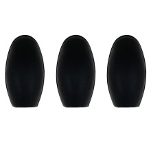 15Stk Saxophon Silikon Palm Button Schutzcover Schwarz Professionell
