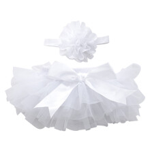 2Stk Tutu Rock Weiß Weicher Tüll Rock Für Babykleidung