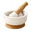 2Pièces Bols Bébé En Céramique Pilon Bois Multi Usage Cuisine 1