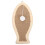 4Pièces Kit Griffoir Stable Accessoire Couleur Bois 1
