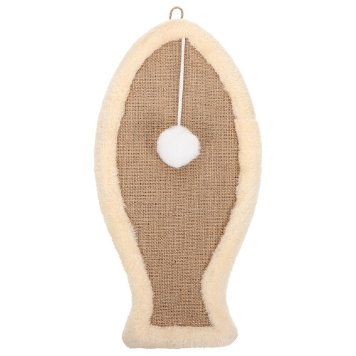 4Pièces Kit Griffoir Stable Accessoire Couleur Bois