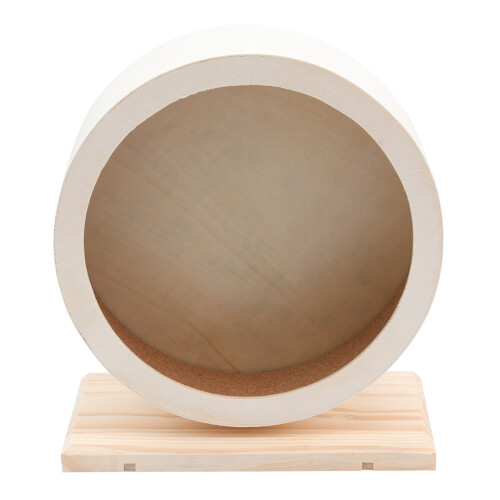 2Pièces Roue D'exercice Beige Confortable Pour Petits Animaux