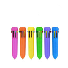 24Pièces Stylos Mini Rétractables Plastique Couleurs Assorties Enfants