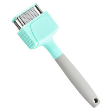2Pcs Blue Handle Stainless Steel Meat Pounder and Tenderizer for Bbq