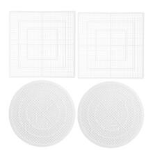 12Pcs Plastic Shower Hair Catchers Floor Drain Covers for Tub and Sink