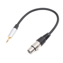 3Pièces Câbles Amplificateur Audio Noir 3,5mm Male Vers Xlr Stereo