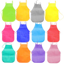 48Pcs Children Artist Aprons Waterproof Reusable Cooking and Painting