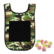 4Sets Sticky Ball Vest for Kids Assorted Color Durable Oxford Cloth