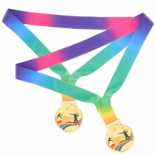 8Pièces Médailles Compétition Badminton Enfants Métal Rose Pour Décor