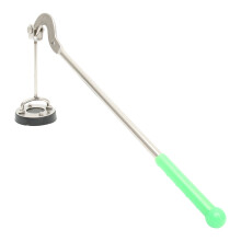 2Sets Professional Hand Pump Parts Black Rubber Cup and Steel Handle