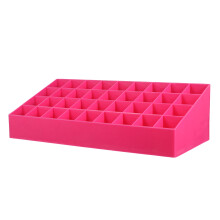 3Pièces Range Rouge À Rose 36 Slots Design Moderne Et Compact
