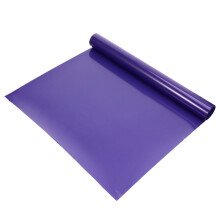 2Stk Iron on Clothing Film Lila PVC Waschbar DIY -Veredelung