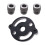 3Ensembles Positionneur Perçage Bois Durable Outil Aluminium Noir 1