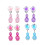 8Paires Enfants Boucles Pendantes 1