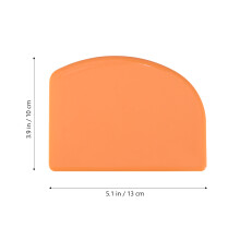 8Pièces Accessoires Orange Raclette Flexible Pour Cuisine