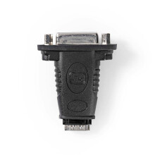 HDMI Adapter | HDMI Input | DVI-D 24+1-Pin Female | Vernickelt | Gerade | ABS | Schwarz | 1 Stk. | Box