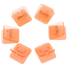 18Pièces Support Mural ABS Orange Pour , Compatible Robuste