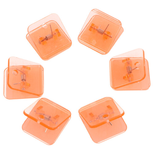 18Pièces Support Mural ABS Orange Pour , Compatible Robuste