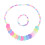 3Pièces Parure Bracelet Couleurs Variées Party 1