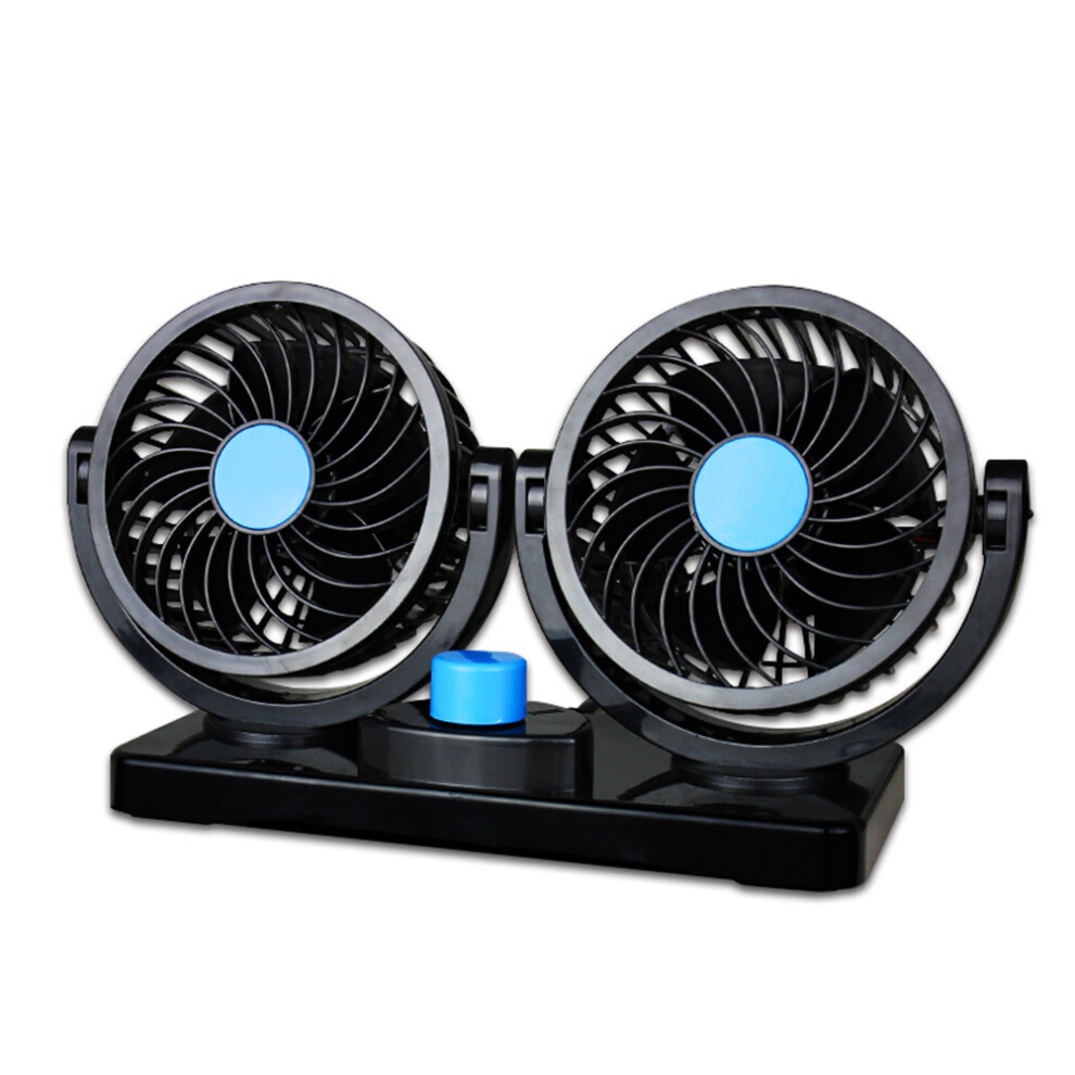 3Pcs 360 Rotatable Car Fan Quiet Small Electric Fan For Dashboard Use 3652346105498