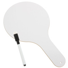 2Ensembles Tableau Blanc À Main Double Face En Bois Blanc Pour Enfants