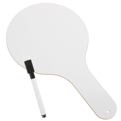2Sets Whiteboard Kinderen Droog Uitwisbaar Met Handvat Wit