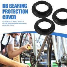 4Pcs Bicycle Axis BB Bottom Bracket Medium Shaft Bearing Protection Cup Cover MTB Mountain Road Bike Bicycle Parts