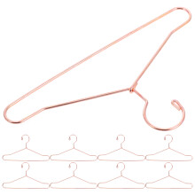 40Pcs Rose Gold Mini Clothes Hangers for Dolls Durable Iron Material