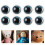 150Pcs Black Craft Plastic Eyes for Stuffed Dolls and DIY Projects 1