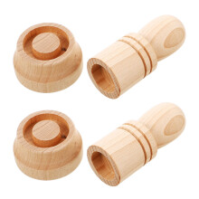 8Sets Wooden Paper Pot Mold DIY Planter Maker for Garden Seedlings