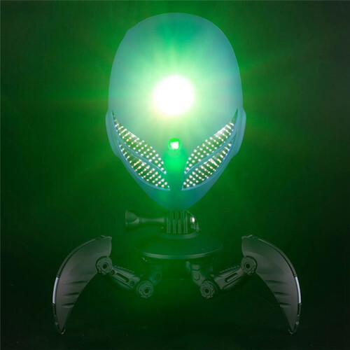 LED Star Projection Lamp Projector Interactive Atmosphere Night Light Space  Bedroom Desktop Decor Child Gift Black 2