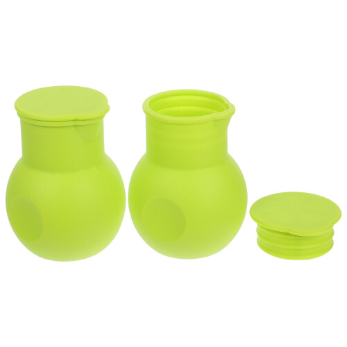 4Pièces Pot Fondue Silicone Vert Pour Cuisson Service