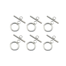 60Sets Silber Toggle Verschlüsse Robust Für Armband Halskette
