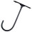 3Pcs Heavy Duty Iron Ceiling Hooks Reliable Wall Fixing Black Hangers 2