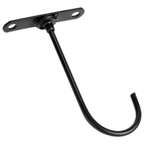 3Pcs Heavy Duty Iron Ceiling Hooks Reliable Wall Fixing Black Hangers 2