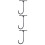 3Pcs Heavy Duty Iron Ceiling Hooks Reliable Wall Fixing Black Hangers 10