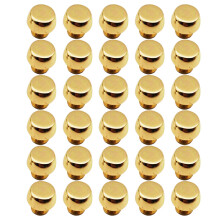 120Pcs Practical Golden Bag Studs Zine-Alloy Rivets for Hand Pouch DIY
