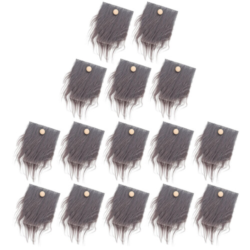 72Ensembles Barbes Fluffy De Lutin Pour Créations De Poupées